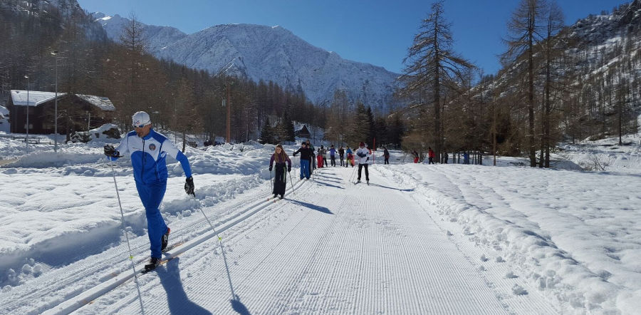 lezioni sci di fondo Ceresole Reale