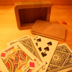 semilavorato custodia carte legno