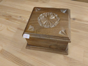 Intaglio cofanetto noce - Marco Rolando