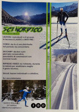 Marco Rolando - sci nordico a Ceresole Reale - provincia di Torino